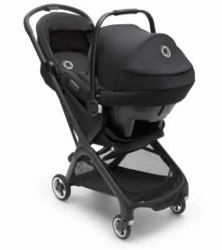 Bugaboo Butterfly + Turtle One Travel System - Black / Stormy Blue / Black -Graco Store bugaboo butterfly turtle one travel system black stormy blue black 150