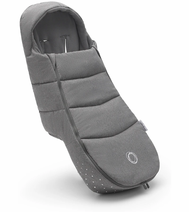 Bugaboo Footmuff - Grey Melange 3 Bugaboo Footmuff - Grey Melange