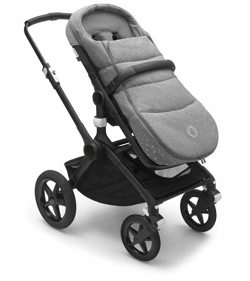 Bugaboo Footmuff - Grey Melange 4 Bugaboo Footmuff - Grey Melange - Image 2
