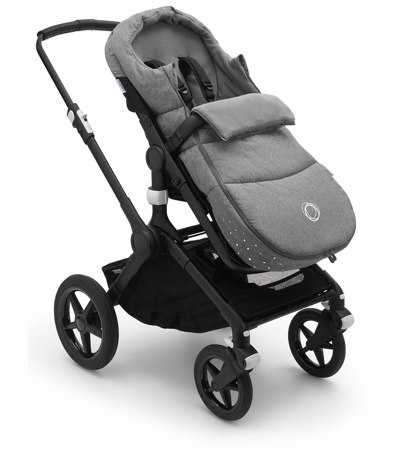 Bugaboo Footmuff - Grey Melange 5 Bugaboo Footmuff - Grey Melange - Image 3