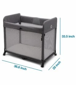Bugaboo Stardust Play Yard - Grey Melange -Graco Store bugaboo stardust play yard grey melange 124