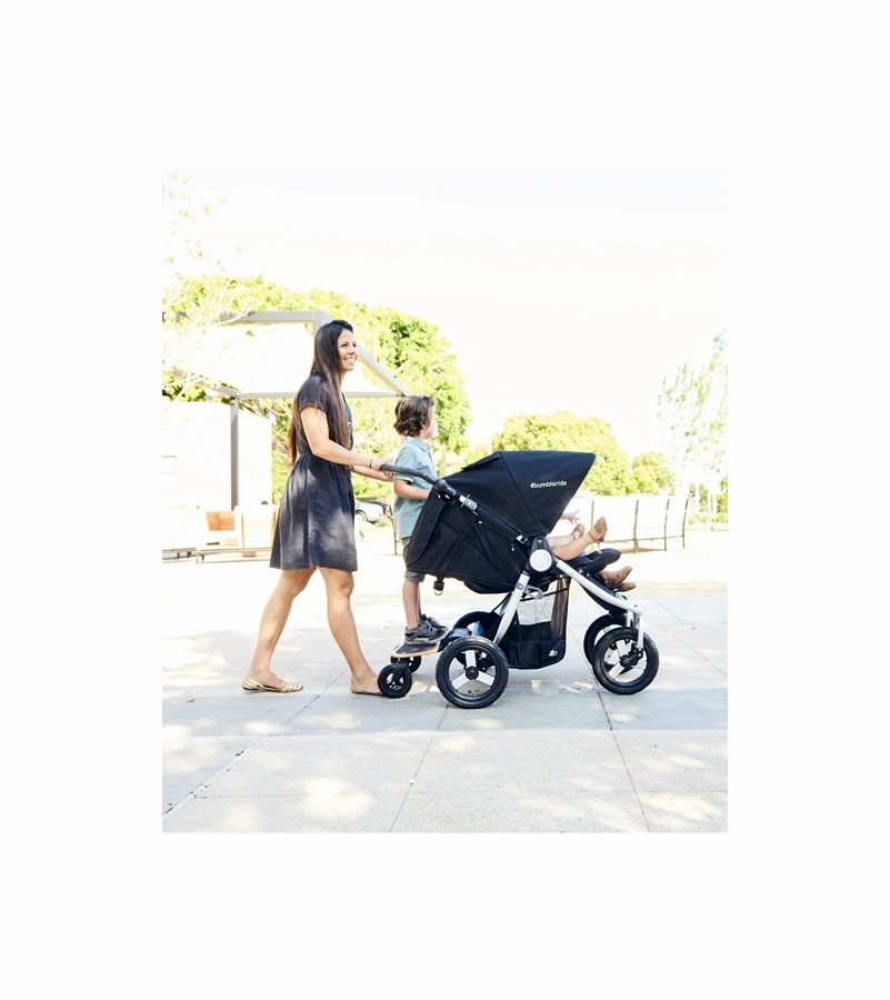 Bumbleride 2017 Indie Twin Stroller - Maritime Blue 4 Bumbleride 2017 Indie Twin Stroller - Maritime Blue - Image 2
