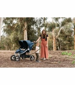 Bumbleride 2019 Indie Twin Side By Side Double Stroller - Dawn Grey Coral -Graco Store bumbleride 2019 indie twin side by side double stroller matte black 11 3
