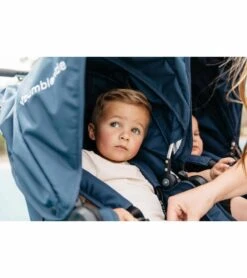 Bumbleride 2019 Indie Twin Side By Side Double Stroller - Dawn Grey Coral -Graco Store bumbleride 2019 indie twin side by side double stroller matte black 12 3