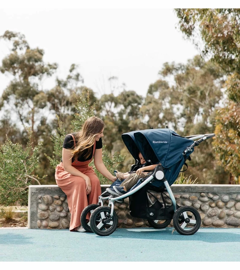 Bumbleride 2019 Indie Twin Side By Side Double Stroller - Matte Black 7 Bumbleride 2019 Indie Twin Side By Side Double Stroller - Matte Black - Image 5