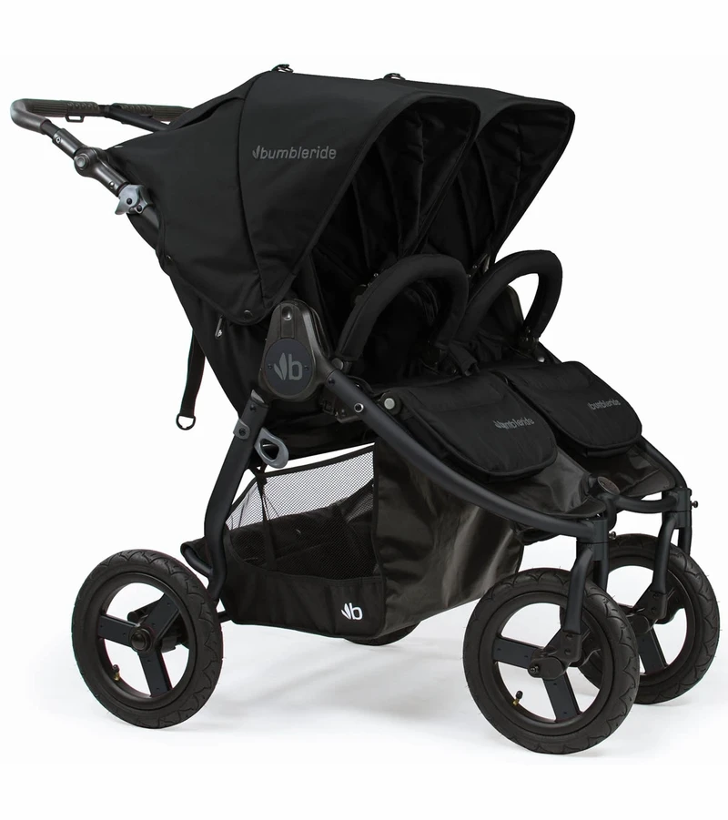 Bumbleride 2019 Indie Twin Side By Side Double Stroller - Matte Black 3 Bumbleride 2019 Indie Twin Side By Side Double Stroller - Matte Black