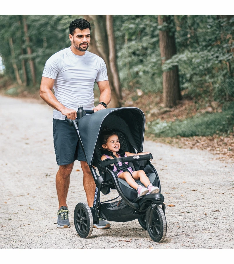 Chicco Activ3 Jogging Stroller - Eclipse 4 Chicco Activ3 Jogging Stroller - Eclipse - Image 2
