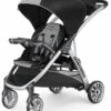 Chicco BravoFor2 Stroller - Zinc -Graco Store chicco bravofor2 stroller zinc 258