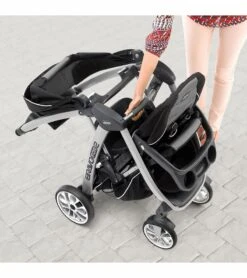 Chicco BravoFor2 Stroller - Zinc -Graco Store chicco bravofor2 stroller zinc 264