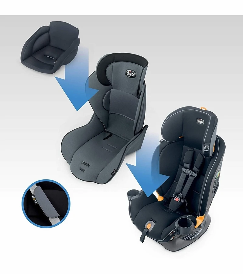 Chicco Fit4 4-in-1 All-In-One Convertible Car Seat - Onyx 4 Chicco Fit4 4-in-1 All-In-One Convertible Car Seat - Onyx - Image 2