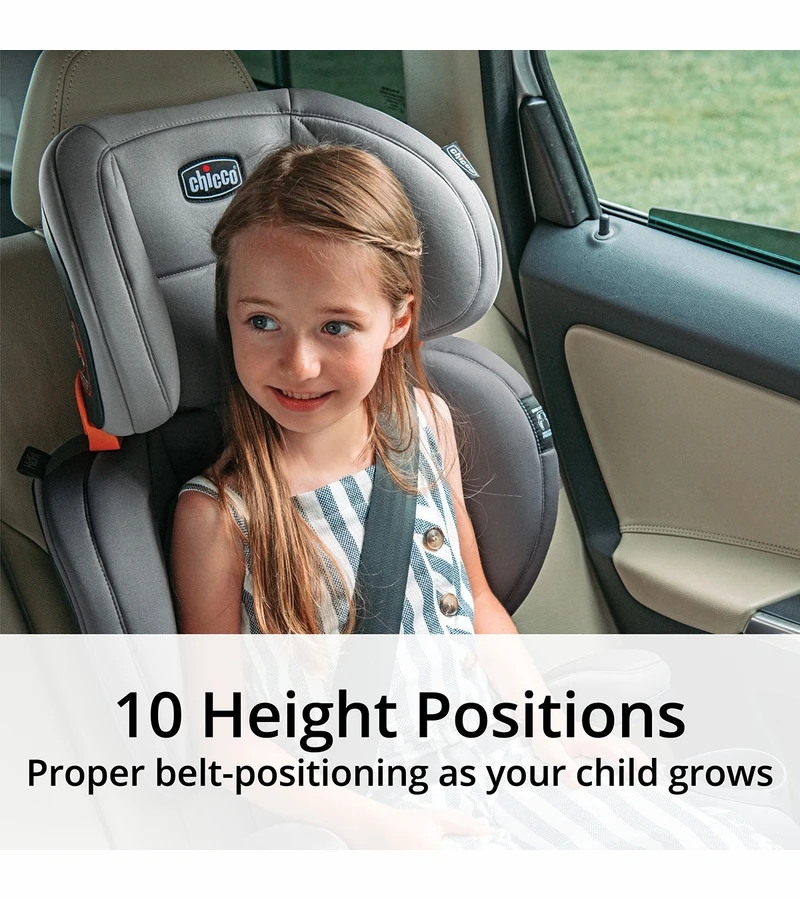 Chicco KidFit ClearTex Plus 2-in-1 Belt Positioning Booster Car Seat - Lilac 4 Chicco KidFit ClearTex Plus 2-in-1 Belt Positioning Booster Car Seat - Lilac - Image 2