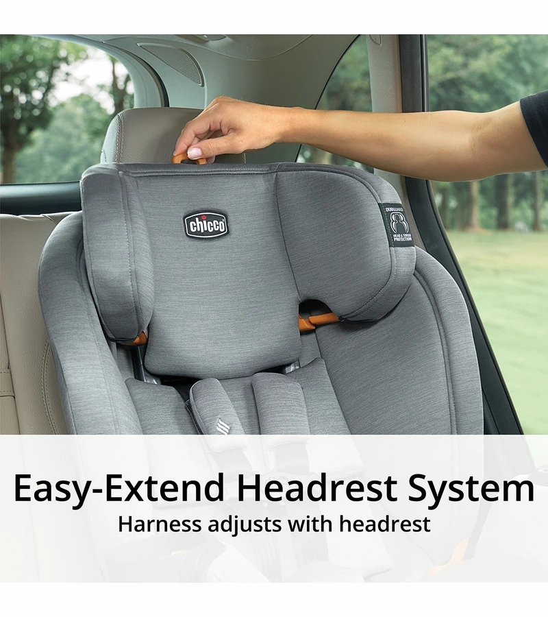 Chicco OneFit ClearTex All-In-One Convertible Car Seat - Obsidian 7 Chicco OneFit ClearTex All-In-One Convertible Car Seat - Obsidian - Image 5