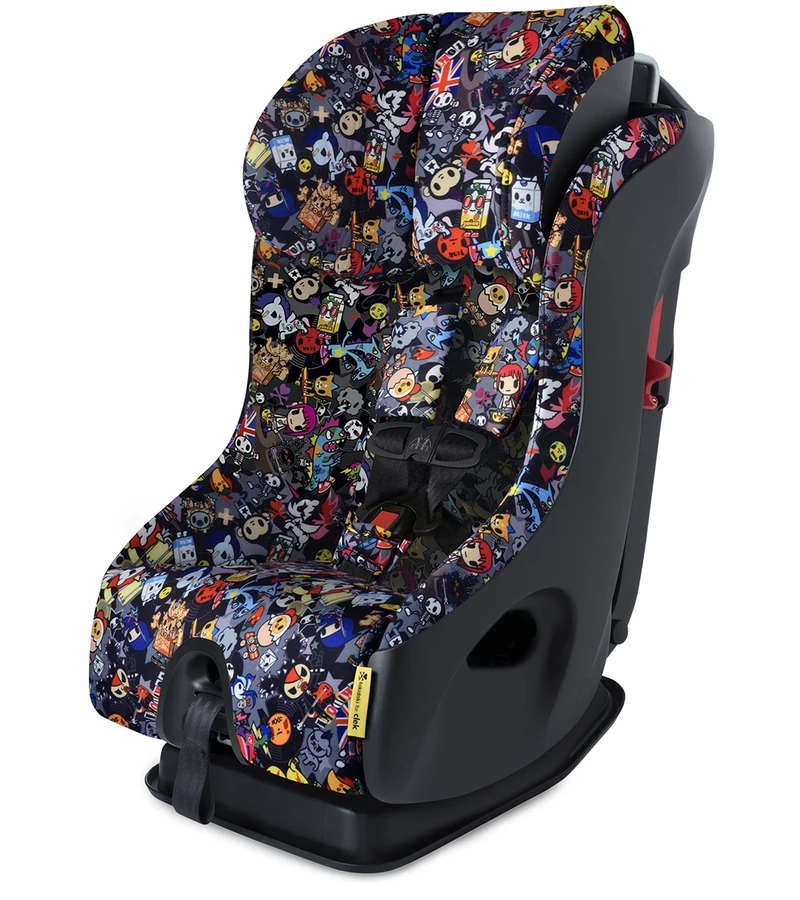 Clek Fllo Narrow Convertible Car Seat With Anti-Rebound Bar - Tokidoki Rebel 2.0 3 Clek Fllo Narrow Convertible Car Seat With Anti-Rebound Bar - Tokidoki Rebel 2.0