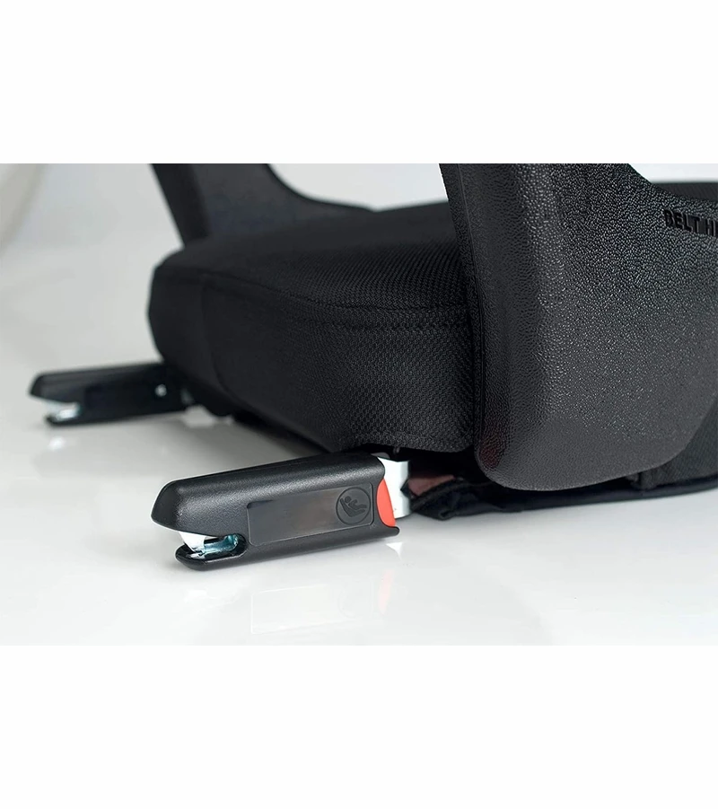 Clek Ozzi Backless Booster Car Seat With Rigid Latch - Carbon (Jersey Knit) 5 Clek Ozzi Backless Booster Car Seat With Rigid Latch - Carbon (Jersey Knit) - Image 3