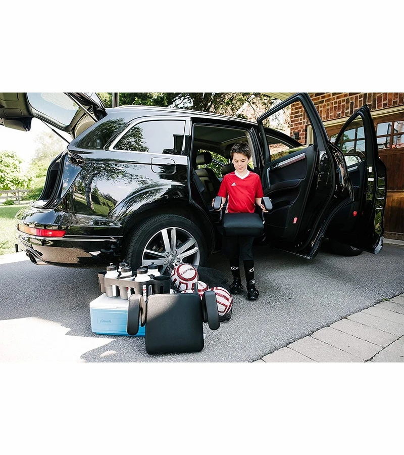 Clek Ozzi Backless Booster Car Seat With Rigid Latch - Carbon (Jersey Knit) 7 Clek Ozzi Backless Booster Car Seat With Rigid Latch - Carbon (Jersey Knit) - Image 5