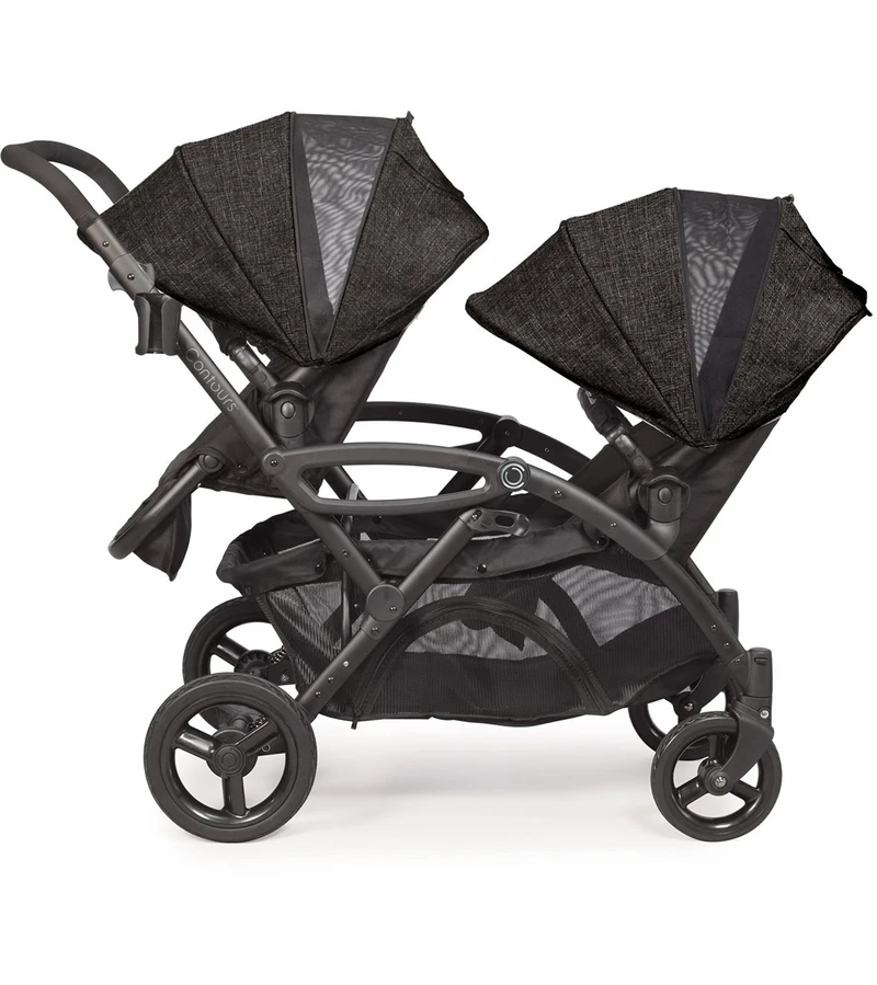 Contours 2016 Options Elite Double Stroller - Carbon 4 Contours 2016 Options Elite Double Stroller - Carbon - Image 2