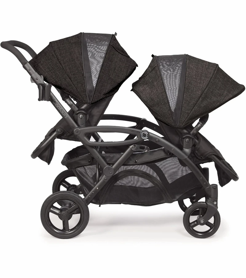 Contours 2016 Options Elite Double Stroller - Carbon 5 Contours 2016 Options Elite Double Stroller - Carbon - Image 3