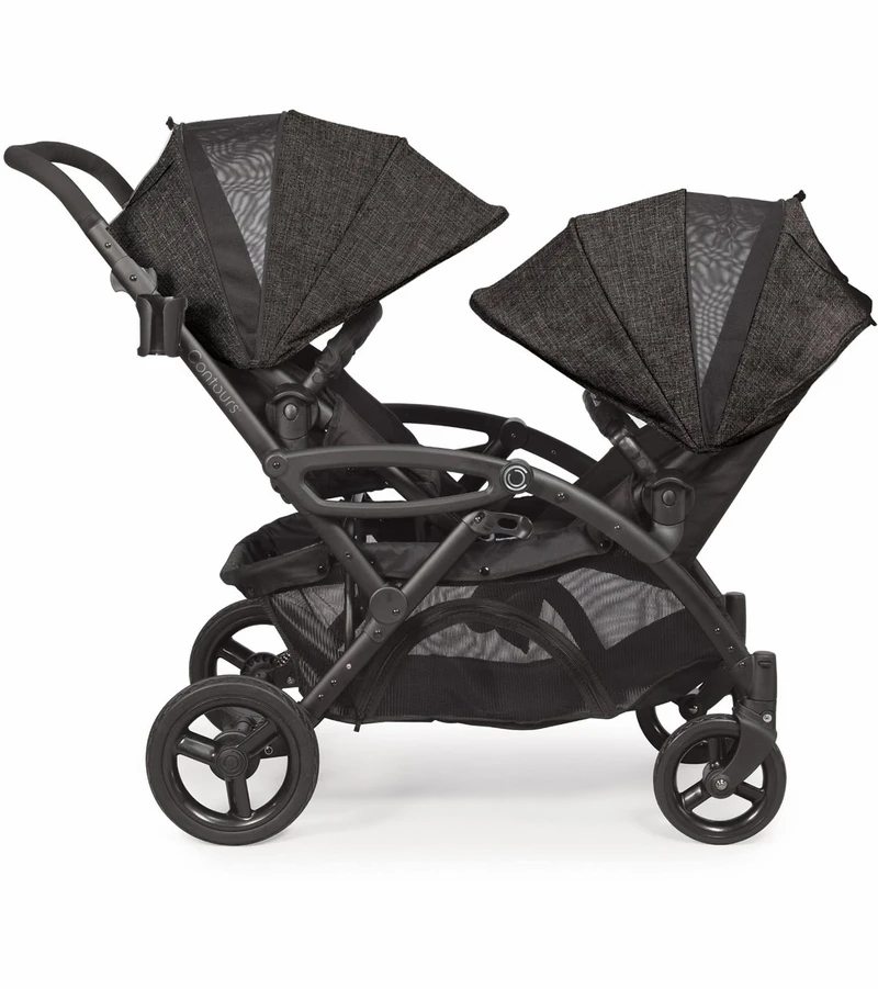 Contours 2016 Options Elite Double Stroller - Carbon 6 Contours 2016 Options Elite Double Stroller - Carbon - Image 4