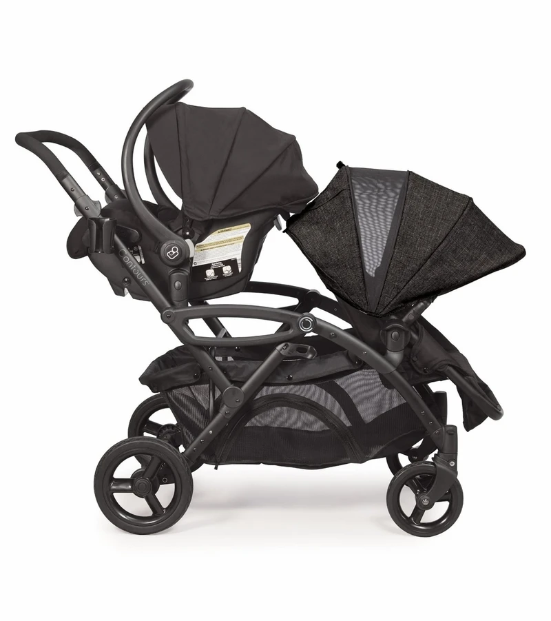Contours 2016 Options Elite Double Stroller - Carbon 8 Contours 2016 Options Elite Double Stroller - Carbon - Image 6