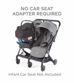 Contours Bitsy Double Stroller - Midnight Grey -Graco Store contours bitsy double stroller midnight grey 165