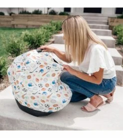 Copper Pearl Multi-Use Cover - Varsity -Graco Store copper pearl multi use cover varsity 159