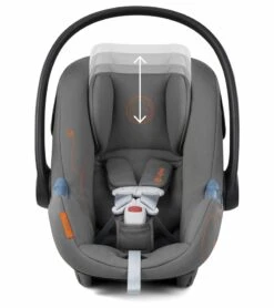 Cybex Aton G Swivel SensorSafe Infant Car Seat - Lava Grey -Graco Store cybex aton g swivel sensorsafe infant car seat lava grey 9