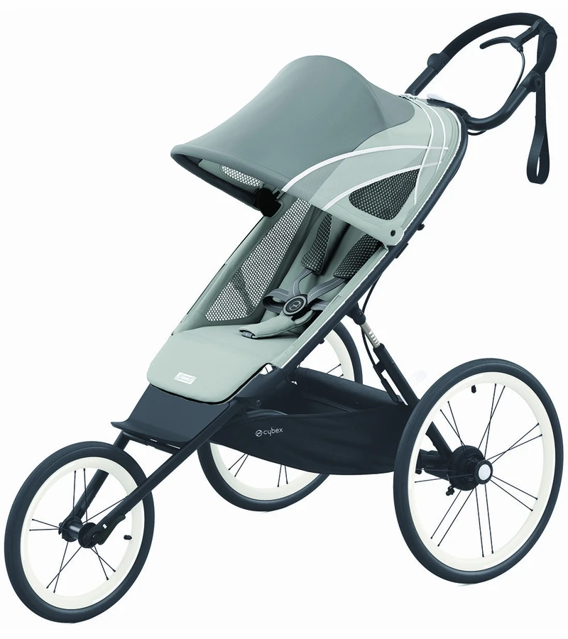 Cybex AVI Jogging Stroller Bundle - Black Frame + Medal Grey Seat Pack 3 Cybex AVI Jogging Stroller Bundle - Black Frame + Medal Grey Seat Pack