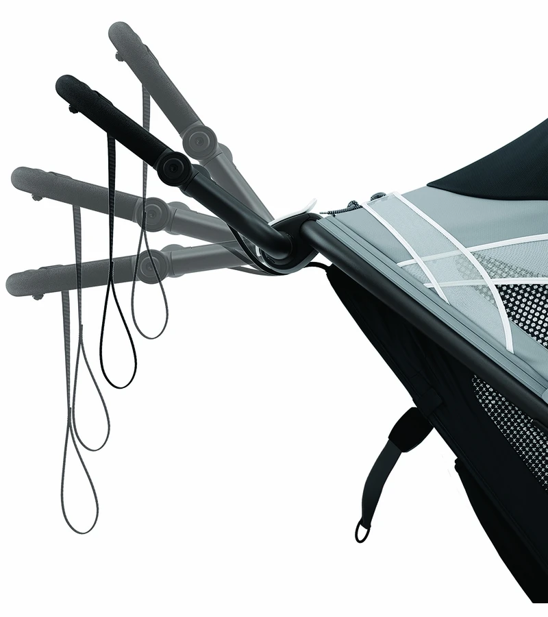 Cybex AVI Jogging Stroller Bundle - Black Frame + Medal Grey Seat Pack 7 Cybex AVI Jogging Stroller Bundle - Black Frame + Medal Grey Seat Pack - Image 5