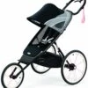 Cybex AVI Jogging Stroller Bundle - Black/Pink Frame + All Black Seat Pack -Graco Store cybex avi jogging stroller bundle black pink frame all black seat pack 191
