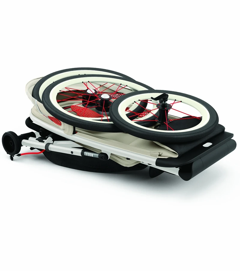 Cybex AVI Jogging Stroller Bundle - Cream/Orange Frame + Bleached Sand Seat Pack 9 Cybex AVI Jogging Stroller Bundle - Cream/Orange Frame + Bleached Sand Seat Pack - Image 7