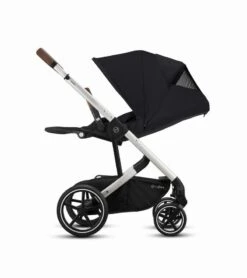 Cybex Balios S Lux Full Size Stroller + Aton 2 SensorSafe Travel System Bundle - Soho Grey / Lavastone Black -Graco Store cybex balios s lux full size stroller cot s bassinet bundle soho grey 81