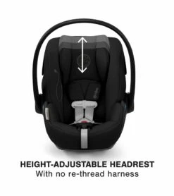 Cybex Cloud G Comfort Extend Reclining Infant Car Seat With Anti-Rebound Bar - Moon Black -Graco Store cybex cloud g comfort extend reclining infant car seat with anti rebound bar moon black 41