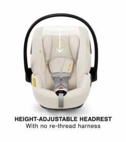 Cybex Cloud G Comfort Extend Reclining Infant Car Seat With Anti-Rebound Bar - Seashell Beige -Graco Store cybex cloud g comfort extend reclining infant car seat with anti rebound bar seashell beige 46