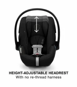 Cybex Cloud G Lux SensorSafe Comfort Extend Reclining Infant Car Seat - Moon Black -Graco Store cybex cloud g lux sensorsafe comfort extend reclining infant car seat moon black 37