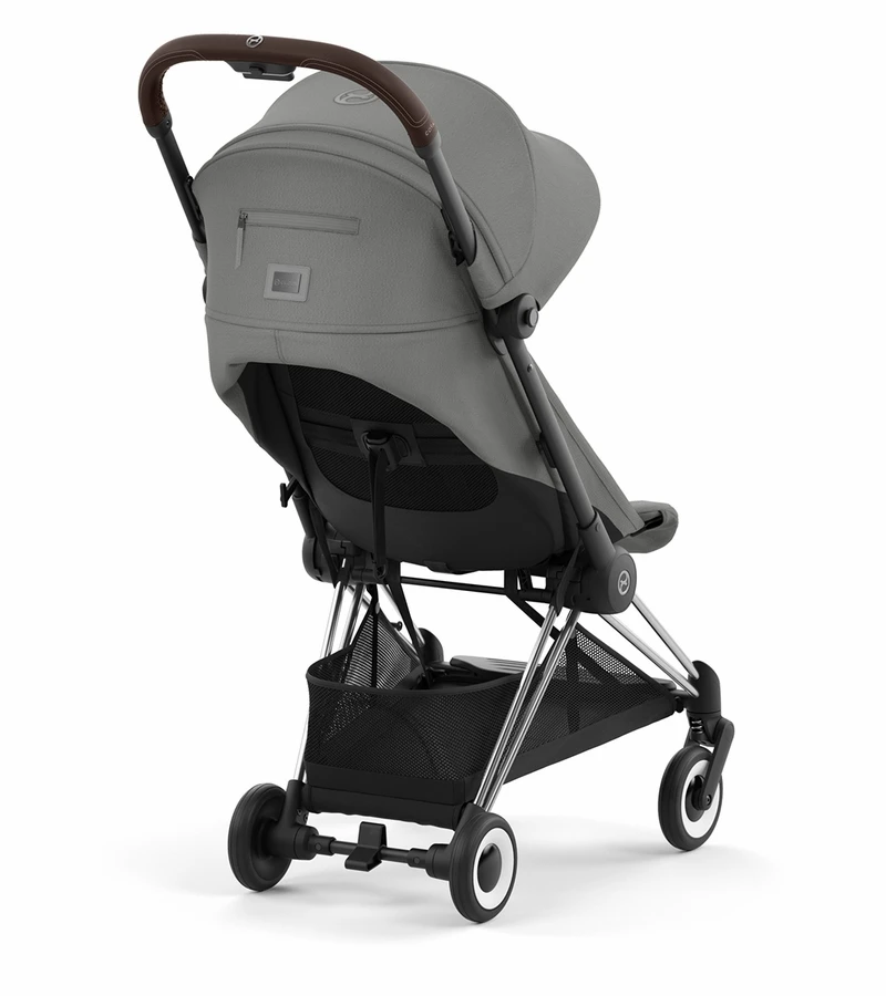 Cybex COYA Compact Stroller - Chrome / Dark Brown / Mirage Grey 7 Cybex COYA Compact Stroller - Chrome / Dark Brown / Mirage Grey - Image 5