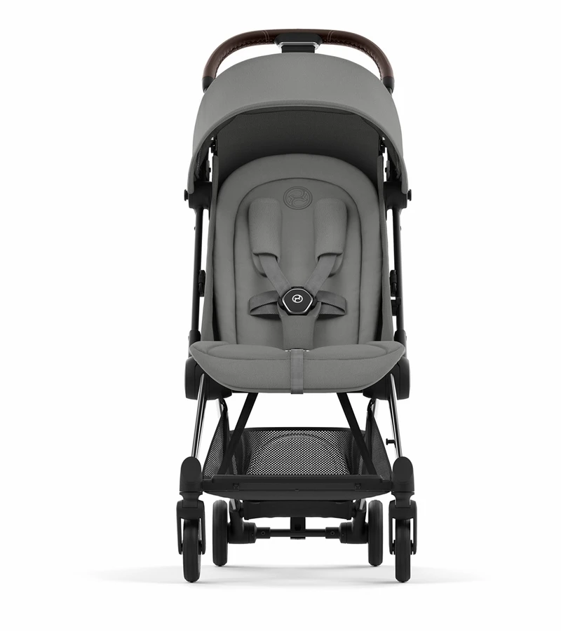 Cybex COYA Compact Stroller - Chrome / Dark Brown / Mirage Grey 4 Cybex COYA Compact Stroller - Chrome / Dark Brown / Mirage Grey - Image 2