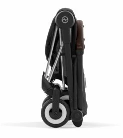 Cybex COYA Compact Stroller + Cloud G Lux SensorSafe Travel System Bundle - Matte Black / Off White / Moon Black -Graco Store cybex coya compact stroller cloud g lux sensorsafe travel system bundle chrome sepia black moon black 12