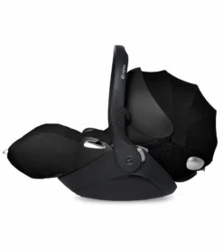 Cybex COYA Compact Stroller + Cloud Q SensorSafe Travel System Bundle - Chrome / Sepia Black / Stardust Black -Graco Store cybex coya compact stroller cloud q sensorsafe travel system bundle chrome sepia black stardust black 8 1