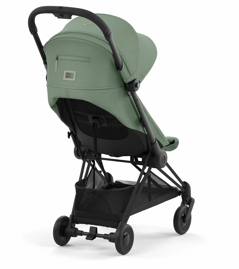 Cybex COYA Compact Stroller - Matte Black / Leaf Green 7 Cybex COYA Compact Stroller - Matte Black / Leaf Green - Image 5