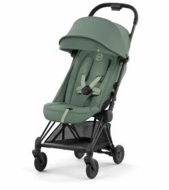 Cybex COYA Compact Stroller - Matte Black / Leaf Green