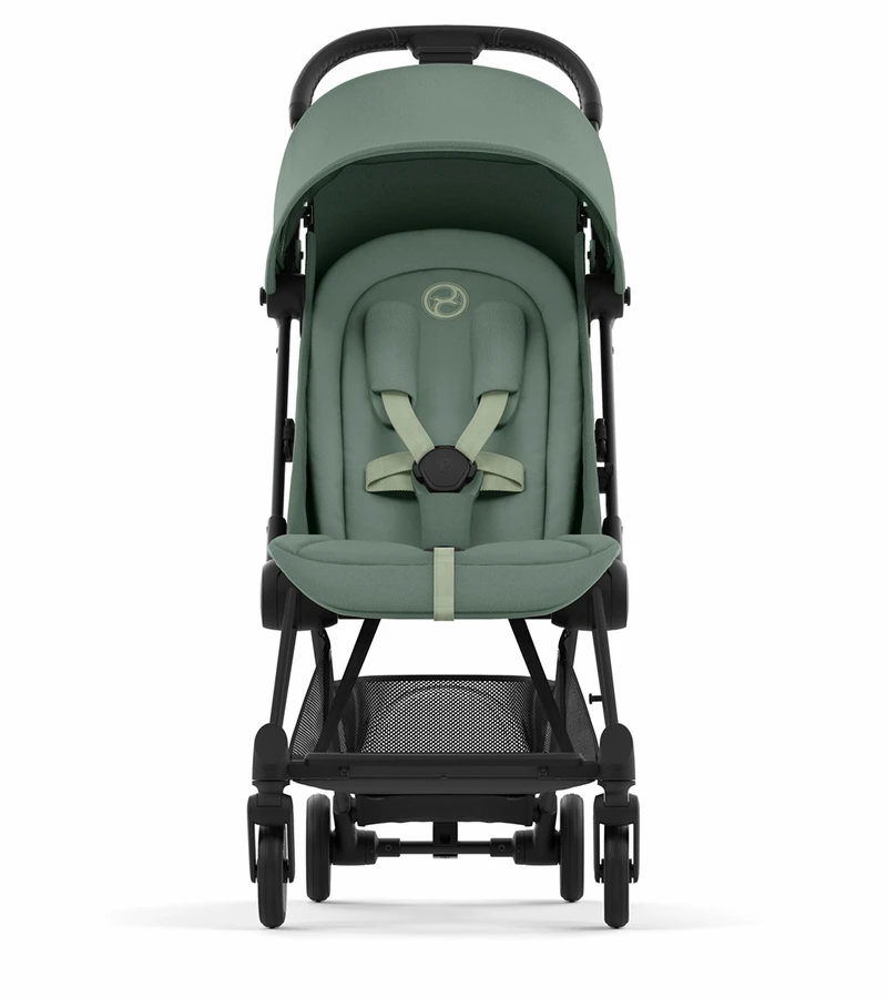 Cybex COYA Compact Stroller - Matte Black / Leaf Green 4 Cybex COYA Compact Stroller - Matte Black / Leaf Green - Image 2
