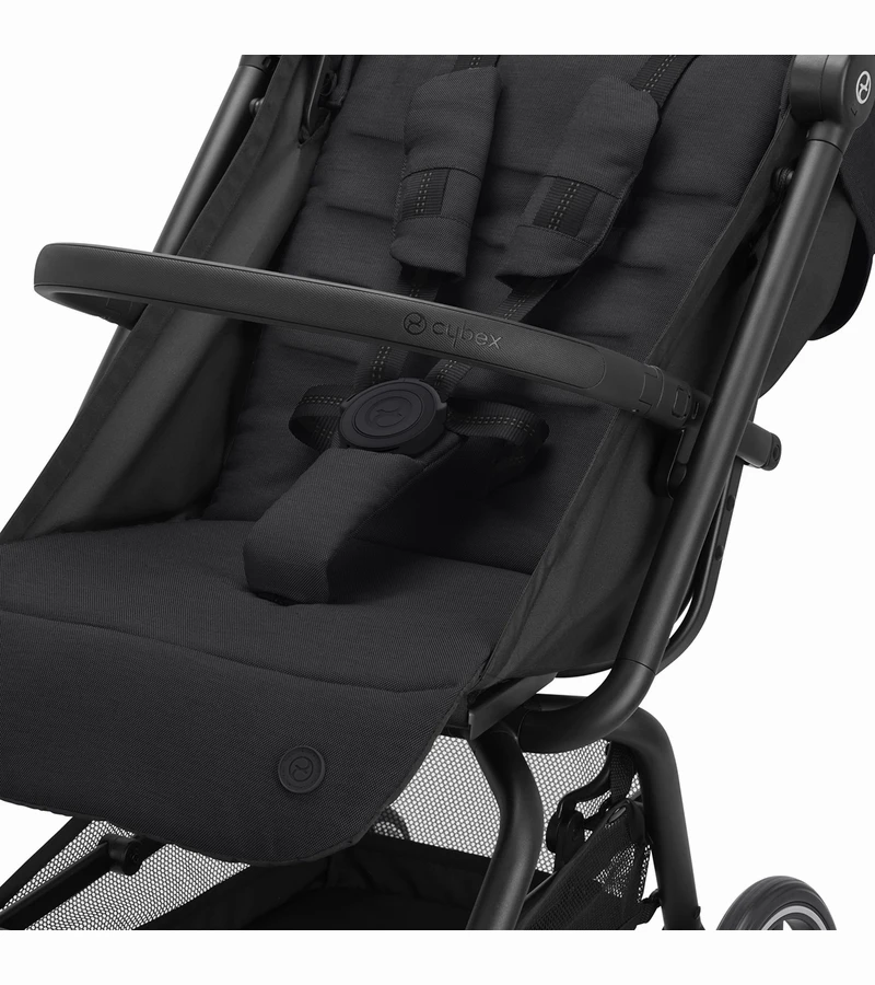Cybex Eezy S+ 2 Compact Stroller + Cot S Bundle - Deep Black / Deep Black 5 Cybex Eezy S+ 2 Compact Stroller + Cot S Bundle - Deep Black / Deep Black - Image 3