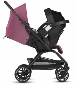 Cybex Eezy S+ 2 Compact Stroller - Magnolia Pink -Graco Store cybex eezy s 2 compact stroller magnolia pink 100