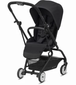 Cybex Eezy S Twist 2 Stroller + Aton 2 SensorSafe Travel System Bundle - Magnolia Pink / Lavastone Black -Graco Store cybex eezy s twist 2 stroller cot s bassinet bundle classic beige 75 1