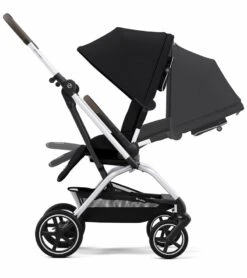 Cybex Eezy S Twist +2 V2 Stroller + Aton 2 Sensorsafe Travel System Bundle - Ocean Blue / Lavastone Black -Graco Store cybex eezy s twist 2 v2 stroller aton 2 sensorsafe travel system bundle beach blue lavastone black 131