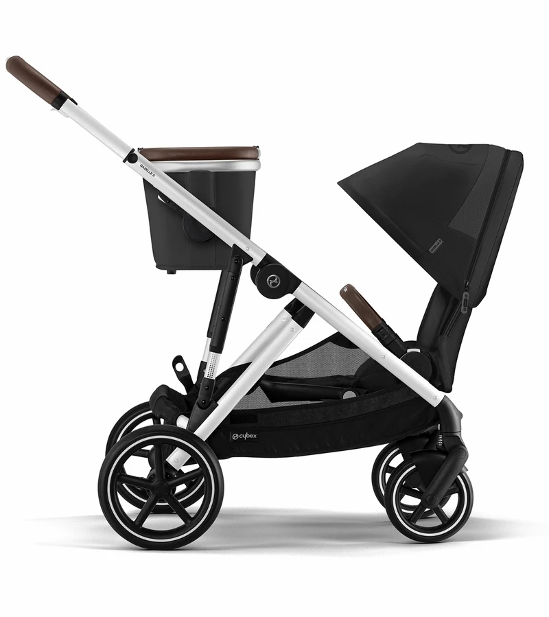 Cybex Gazelle S 2 Stroller + Cot Bundle - Taupe Frame / Seashell Beige 5 Cybex Gazelle S 2 Stroller + Cot Bundle - Taupe Frame / Seashell Beige - Image 3