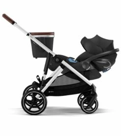 Cybex Gazelle S 2 Stroller + Cot Bundle - Taupe Frame / Seashell Beige 15 Cybex Gazelle S 2 Stroller + Cot Bundle - Taupe Frame / Seashell Beige -Graco Store cybex gazelle s 2 cot aton 2 travel system bundle taupe frame sky blue lavastone black 55 3