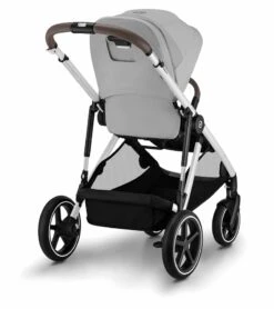 Cybex Gazelle S 2 Single-to-Double Stroller - Silver Frame / Lava Grey -Graco Store cybex gazelle s 2 single to double stroller silver frame lava grey 144