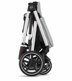 Cybex Gazelle S 2 Single-to-Double Stroller - Silver Frame / Lava Grey -Graco Store cybex gazelle s 2 single to double stroller silver frame lava grey 145