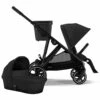 Cybex Gazelle S 2 Stroller + Cot Bundle - Black Frame / Moon Black 1 Cybex Gazelle S 2 Stroller + Cot Bundle - Black Frame / Moon Black -Graco Store cybex gazelle s 2 stroller cot bundle black frame moon black 6
